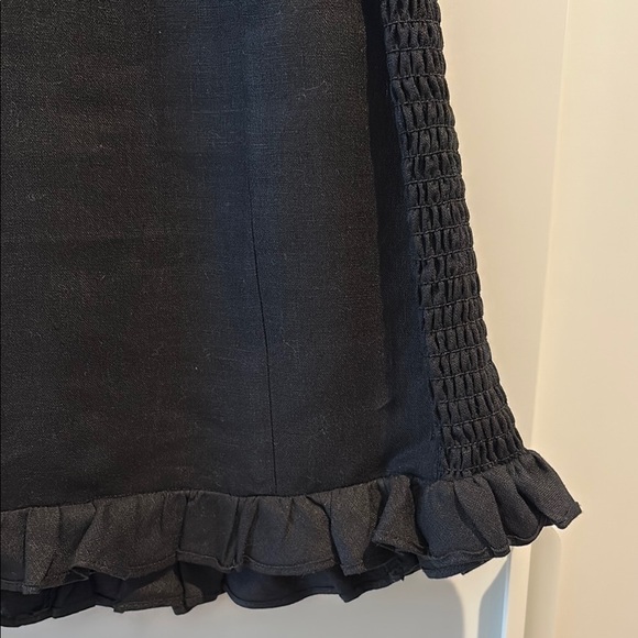 Reformation Black Ruffle Mini Dress - Picture 5 of 5